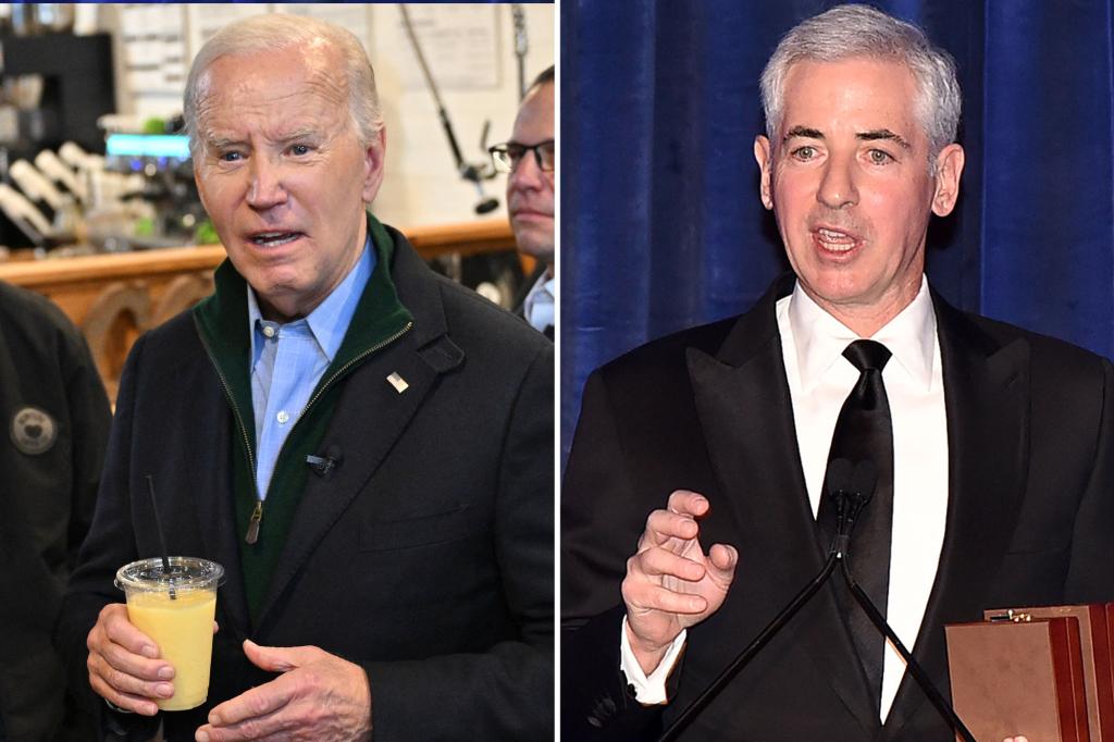 Biden ‘past his prime’: Bill Ackman says president drop out of 2024 race