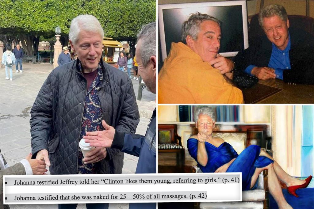 Bill Clinton spotted smiling in Mexico hours before being named in released Jeffrey Epstein files