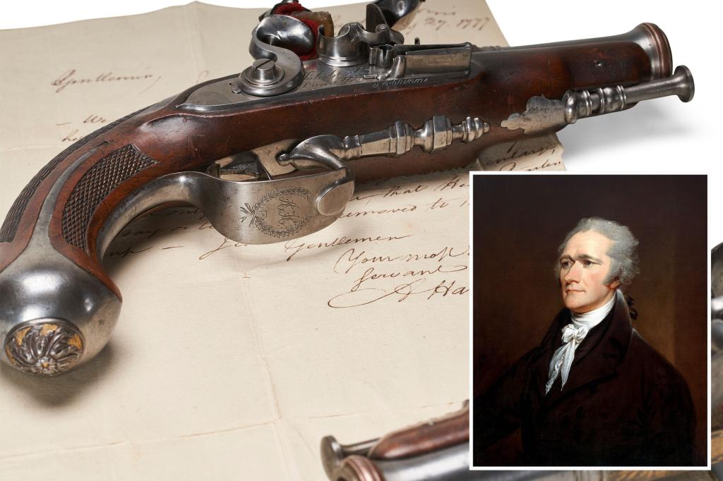 Blast from the past: Alexander Hamilton’s pistols up for auction at Christie’s could fetch $500K