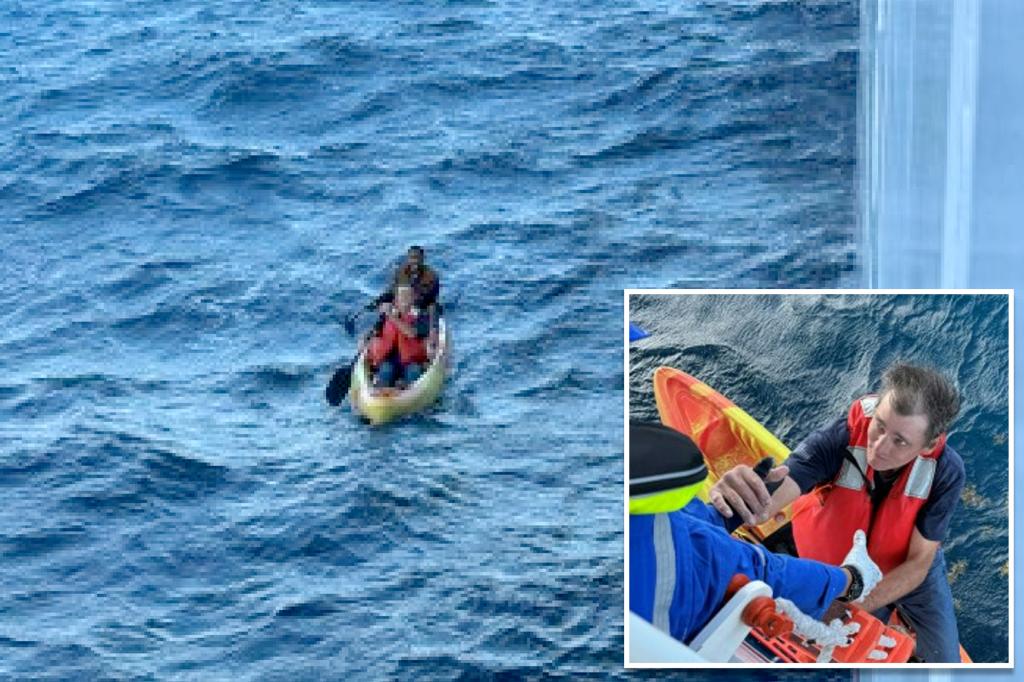 Carnival cruise ship crew rescues two kayakers stranded in Gulf of Mexico