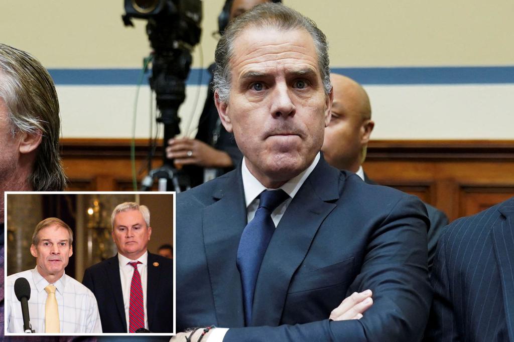 Contempt effort on hold as Hunter Biden negotiates with House committees on future appearance
