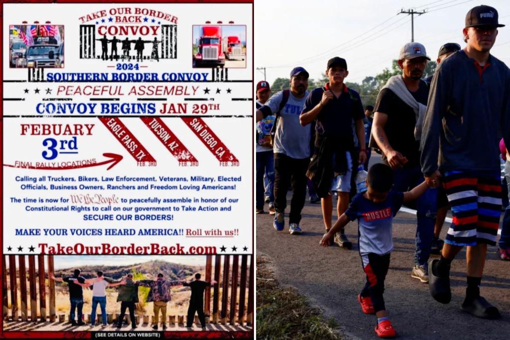 Convoy claiming to be ‘God’s army’ heading to Texas to protest border crisis: ‘Biblical, monumental moment’