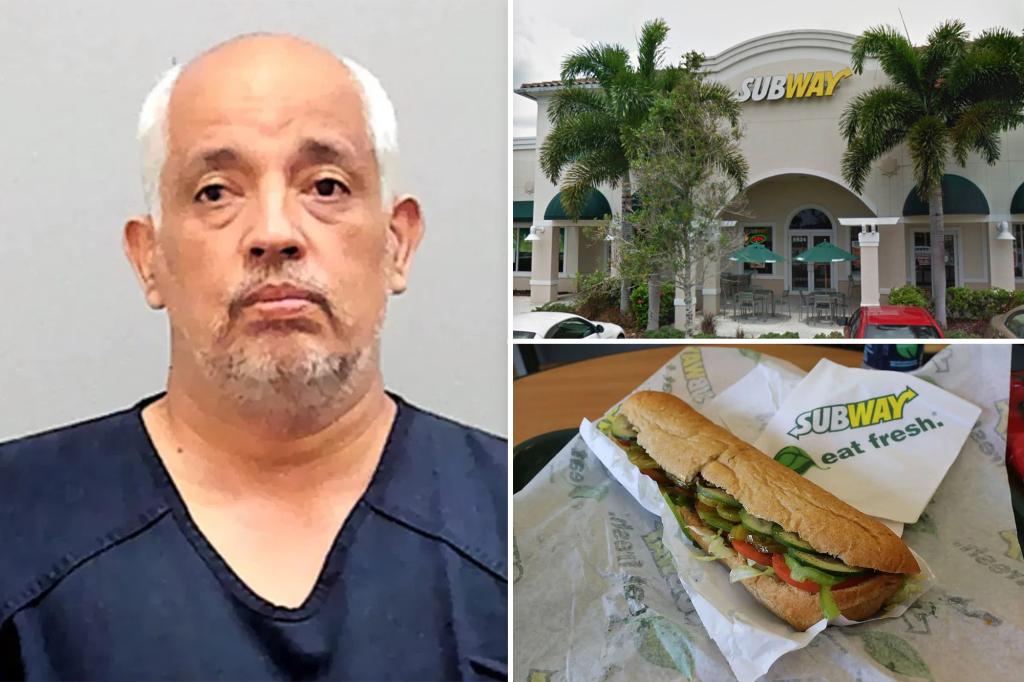 Customer upset with Subway order charged with battery after striking worker with sandwich