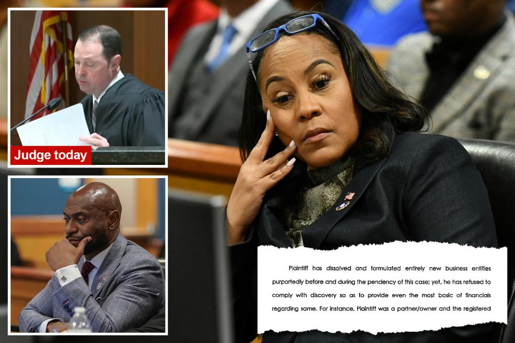 Details of Fani Willis’ ‘improper’ relationship with prosecutor go public as bombshell divorce docs unsealed