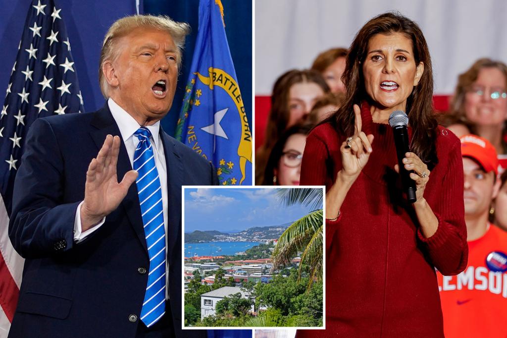 Donald Trump, Nikki Haley jockey for delegates in the US Virgin Islands