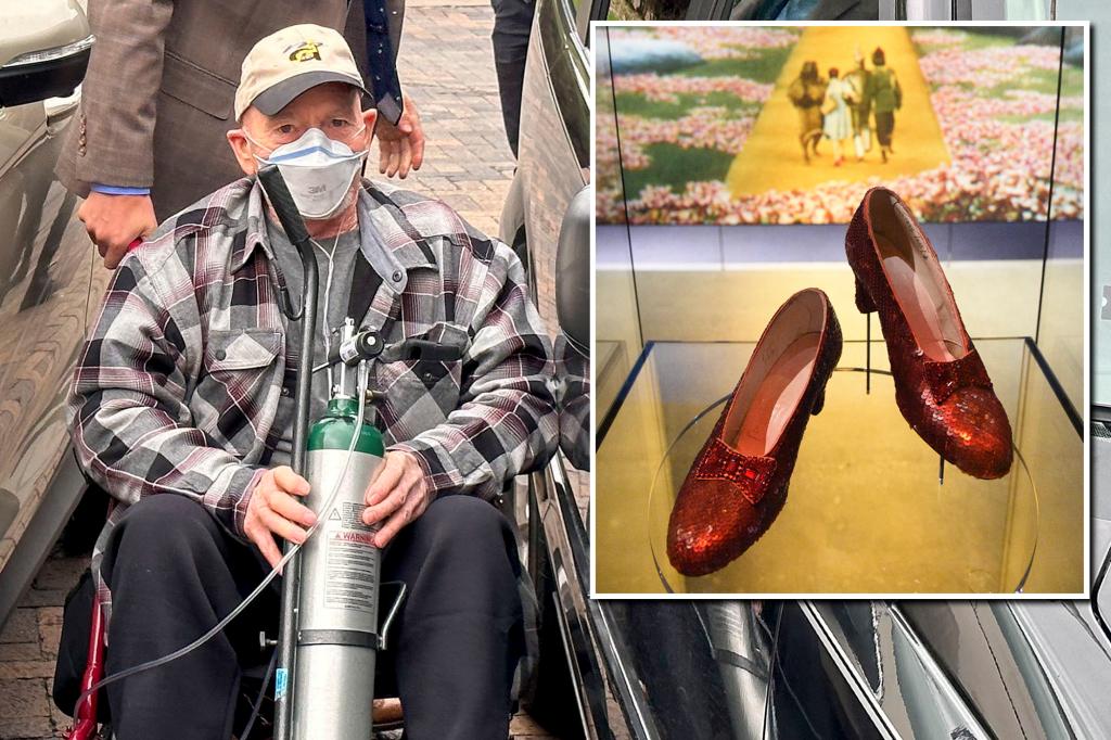 Dying mobster who confessed to stealing ‘Wizard of Oz’ ruby slippers learns his fate