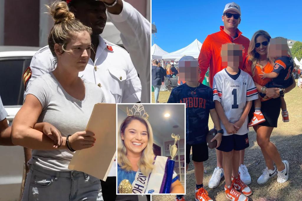 Ex-beauty queen Lindsay Shiver claims ex-NFLer husband she allegedly tried to have killed is withholding their kids after her return to US