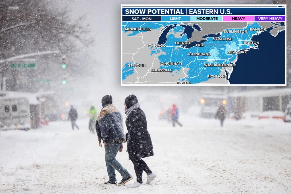 First Noreaster Of 2024 Could Blanket New York Philadelphia And 