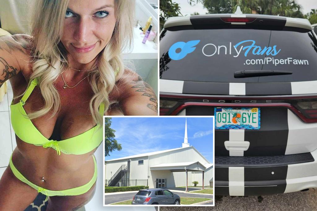 Florida mom booted from school’s pickup area for promoting her OnlyFans on car