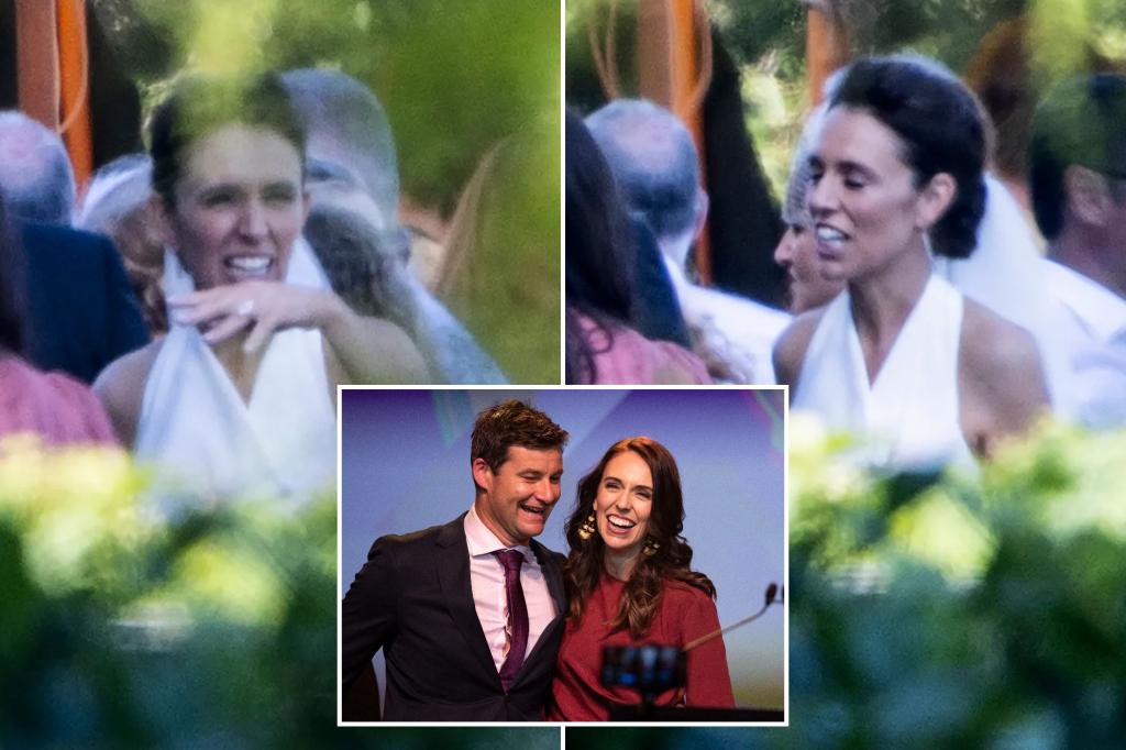 Former New Zealand PM Jacinda Ardern marries longtime fiancé as anti-vax protesters picket outside event