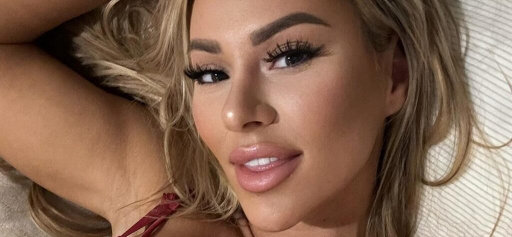 Former Soldier Kindly Myers In Red Lingerie Is ‘Too Hot To Handle’