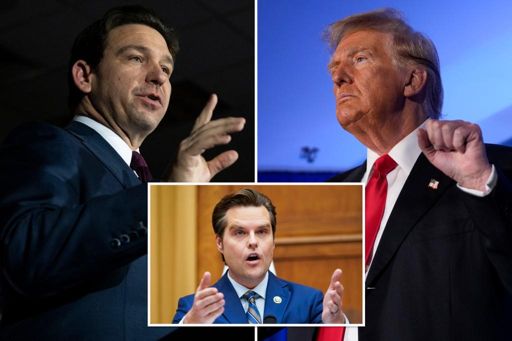 Gaetz pines for unity between Trump and DeSantis: ‘Hate when mom and dad fight’