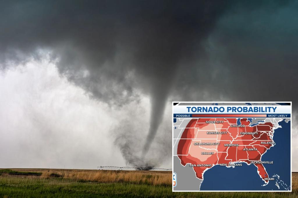 Here’s where tornadoes are most likely to occur in each month — will your area be affected?