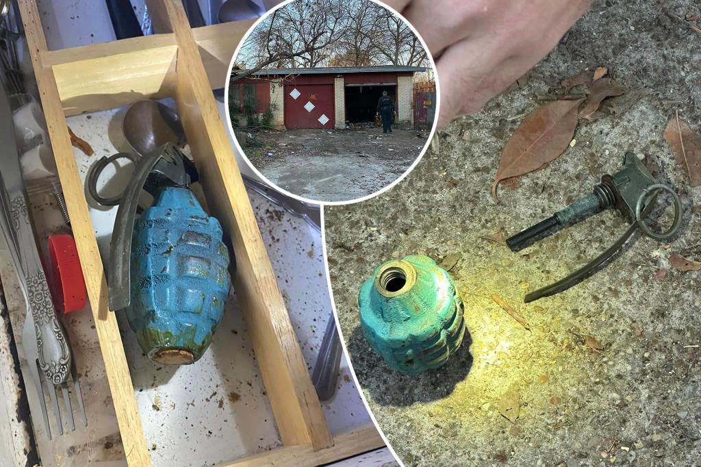 Home renovation project sparks panic after hand grenade found inside walls of Texas home