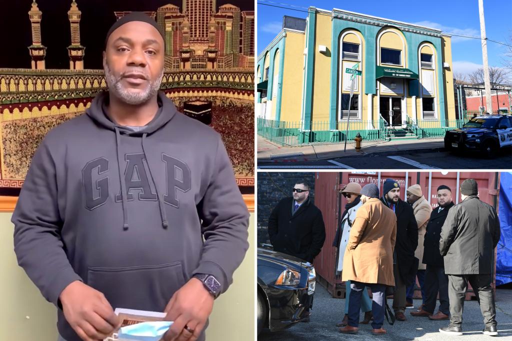 Imam clinging to life after being shot outside Newark mosque