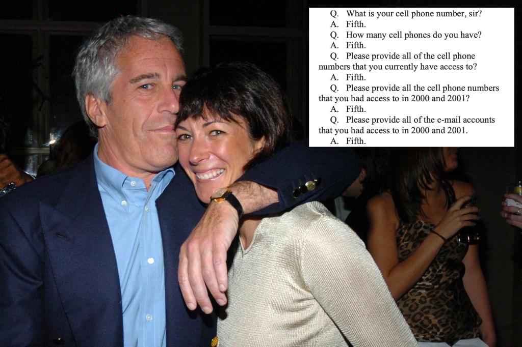 Jeffrey Epstein pleaded Fifth Amendment 500 times, refused to say he knew Ghislaine Maxwell in legal depositions
