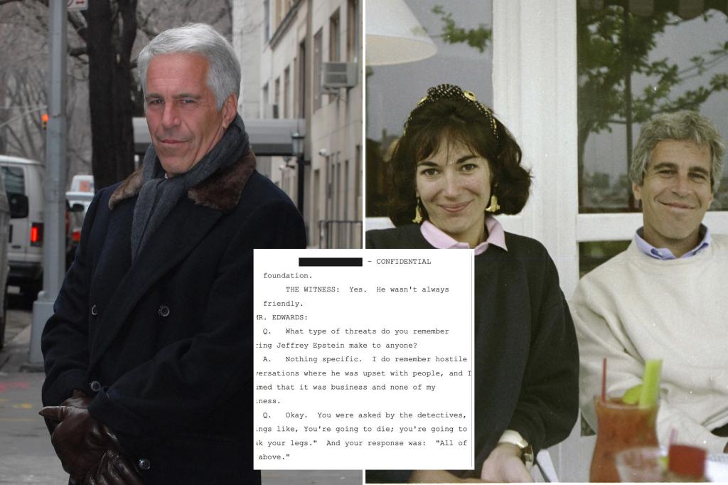 Jeffrey Epstein victim feared talking to police over threats she heard pedophile make to others: ‘You’re going to die’