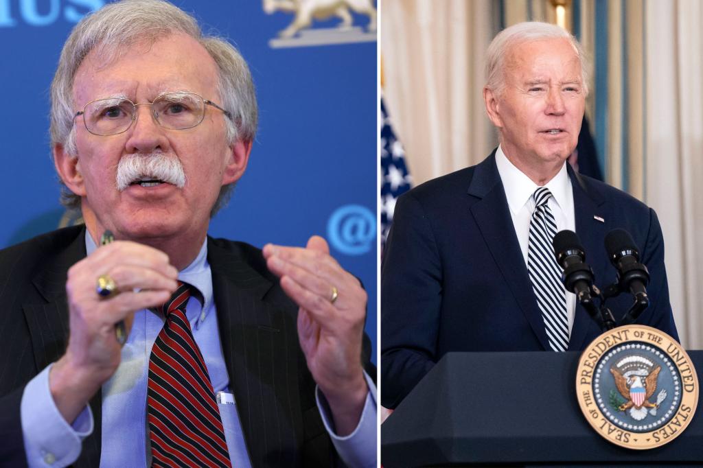 John Bolton urges Republicans to hammer Biden on Iran policy in 2024: âTheyâre not feeling any painâÂ 