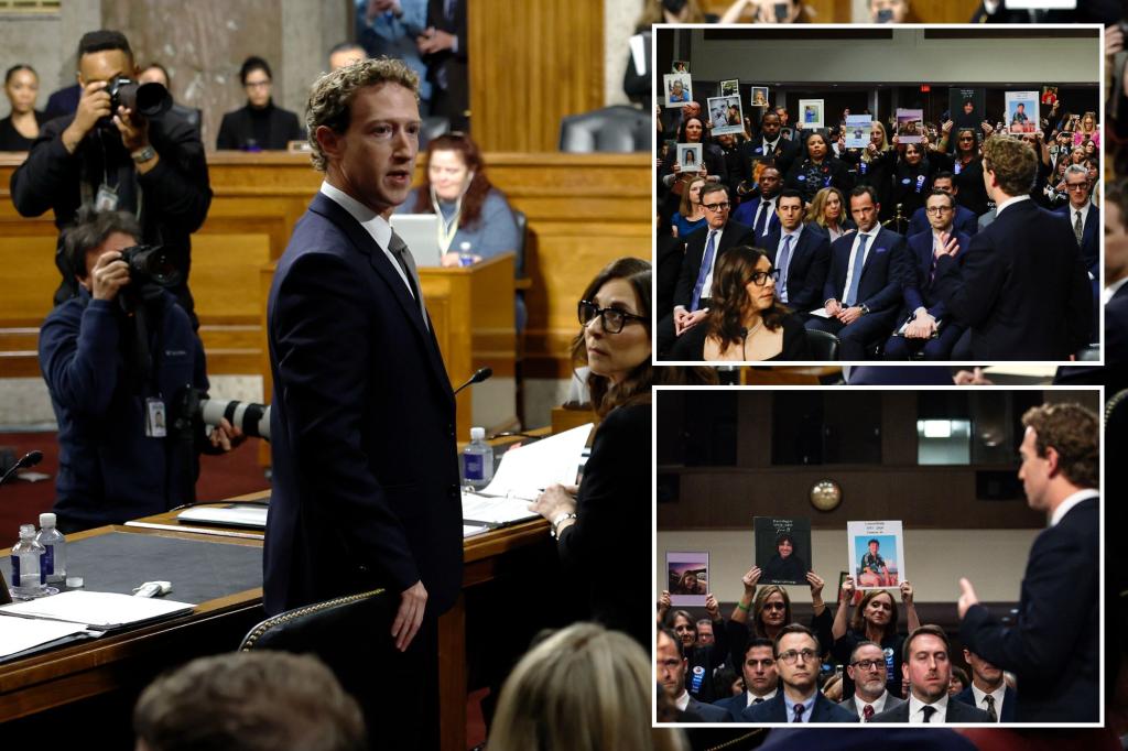 Mark Zuckerberg apologizes to families for social media’s impact on kids