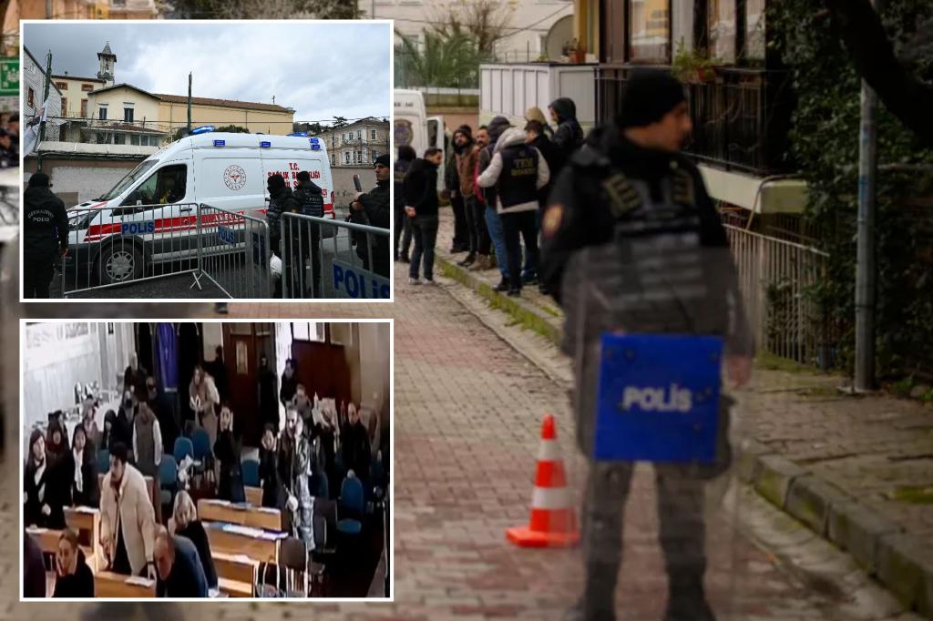 Masked gunmen attack Catholic church in Istanbul, kill disabled man