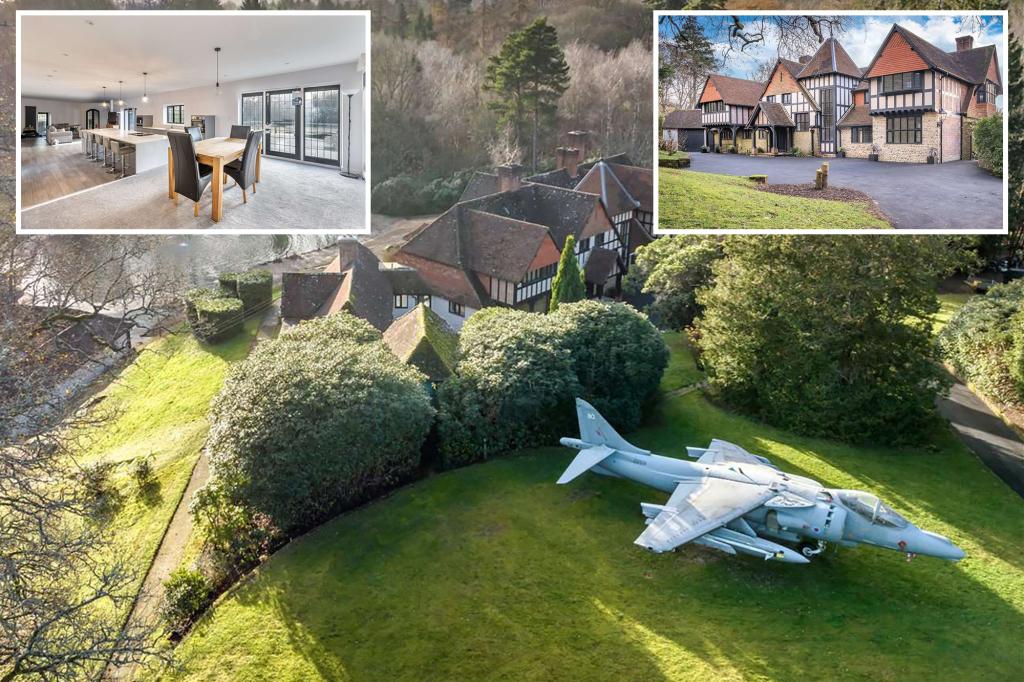 Massive 46-foot ‘garden gnome’ warplane comes for free with purchase of $5M home