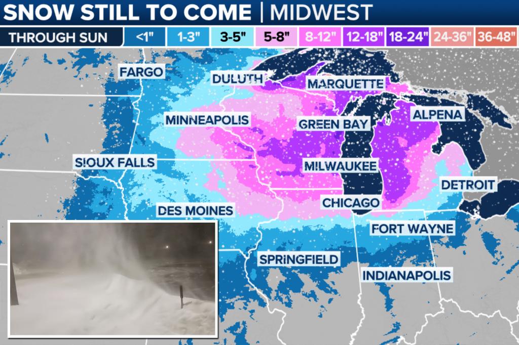 Millions in path of blizzard as Midwest braces for dangerous winter storm