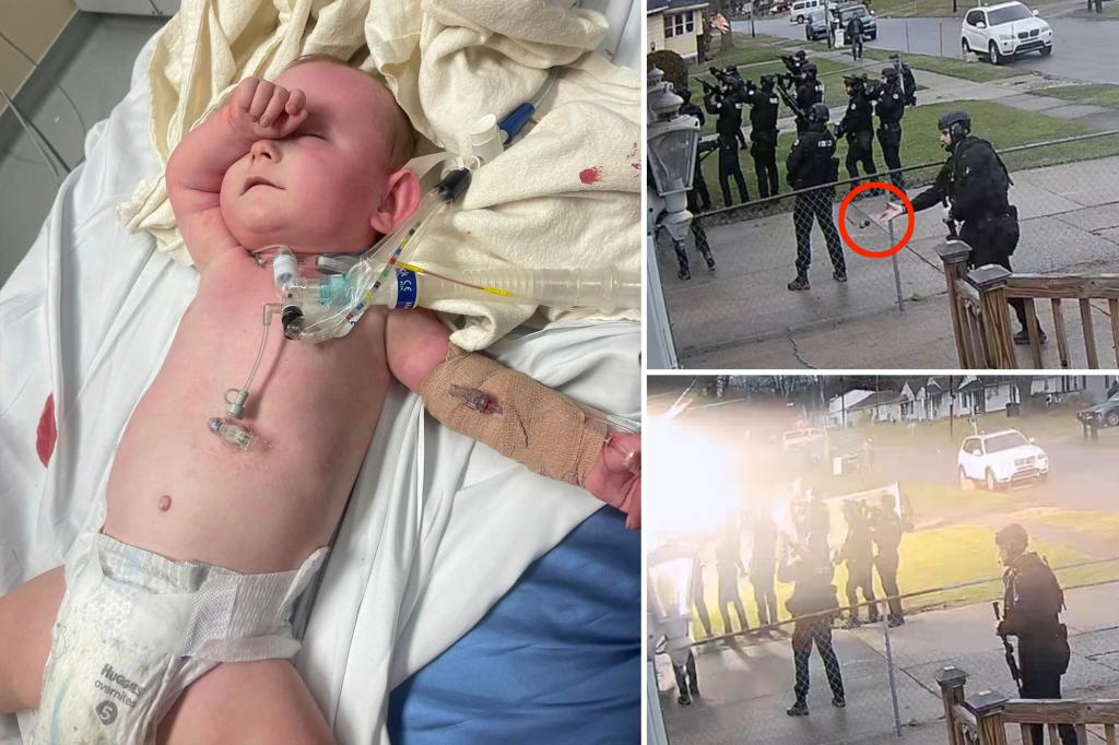 Mom claims police flash-bang blasts during mistaken raid caused her baby son to be hospitalized: ‘I just feel so unsafe’