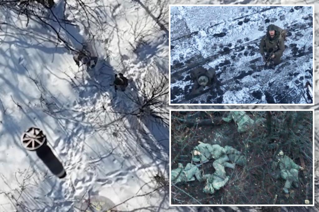 Moscow’s ‘meat wave’ tactic litters Ukraine battlefield with frozen corpses of Russian troops
