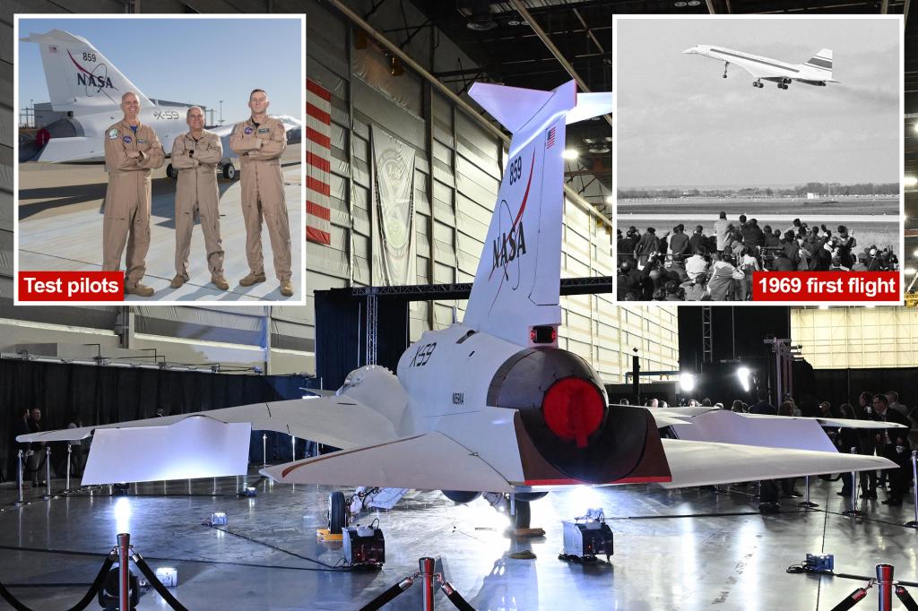 NASA debuts supersonic jet called ‘son of Concorde’ — capable of flying from NYC to London in 3 1/2 hours