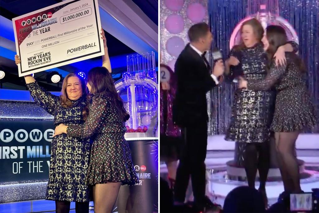 North Carolina woman collapses on live TV after winning $1M Powerball on New Year’s Eve