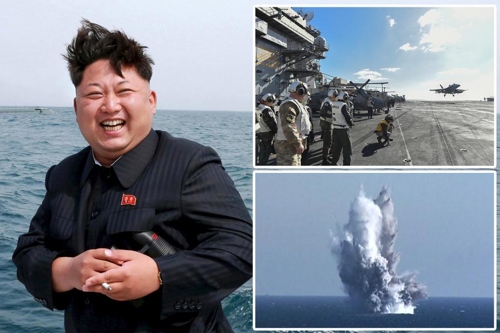 North Korea says it tested underwater nuclear attack drone in response to rivalsâ naval drills