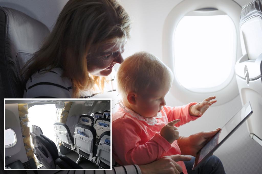 Parents warned to stop holding their babies on airplanes as Alaska Airlines midair blowout renews fears over the dangers