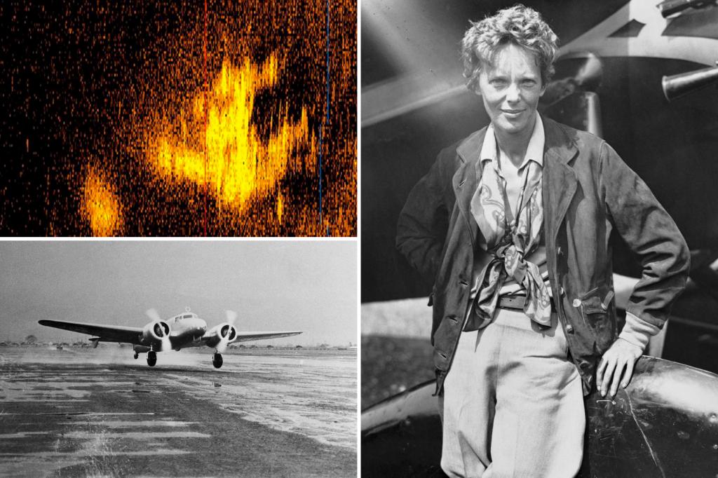Plane-shaped sonar image may be vital clue in Amelia Earhart mystery, adventurer says