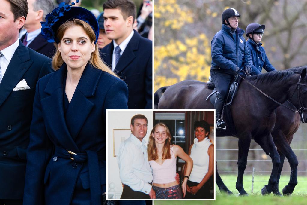 Prince Andrew’s daughter Princess Beatrice visits him after Jeffrey Epstein doc dump