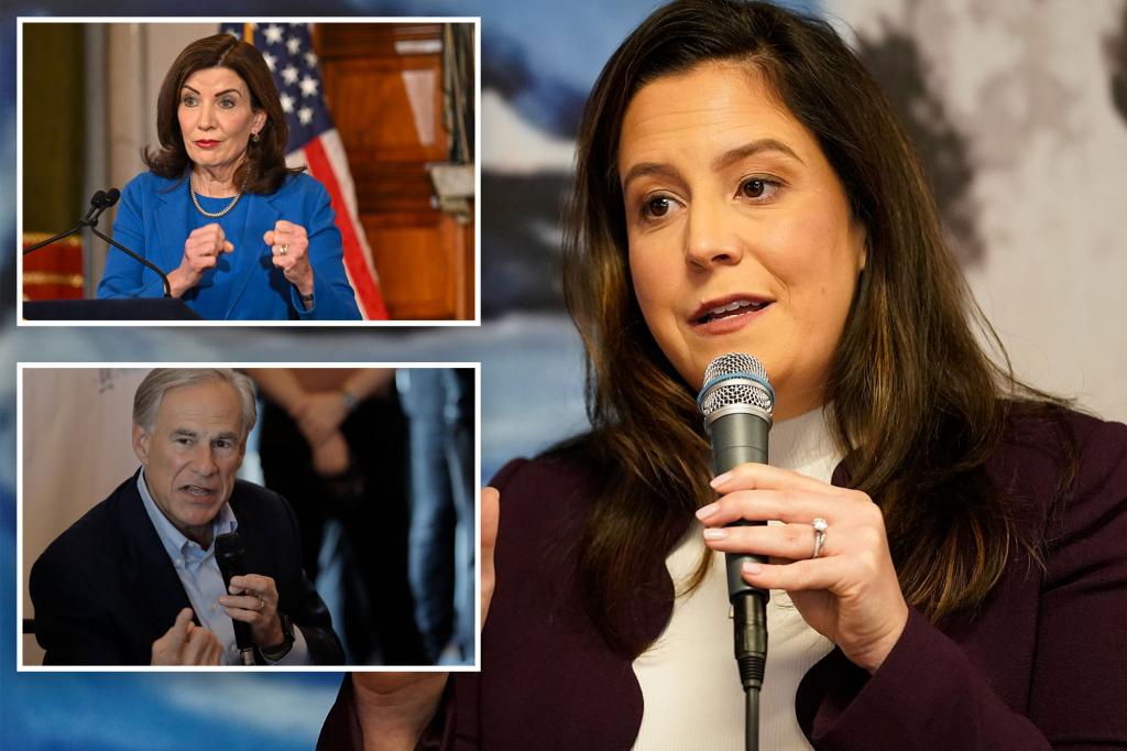 Rep. Elise Stefanik calls on Gov. Kathy Hochul to take a cue from Texas and secure northern border