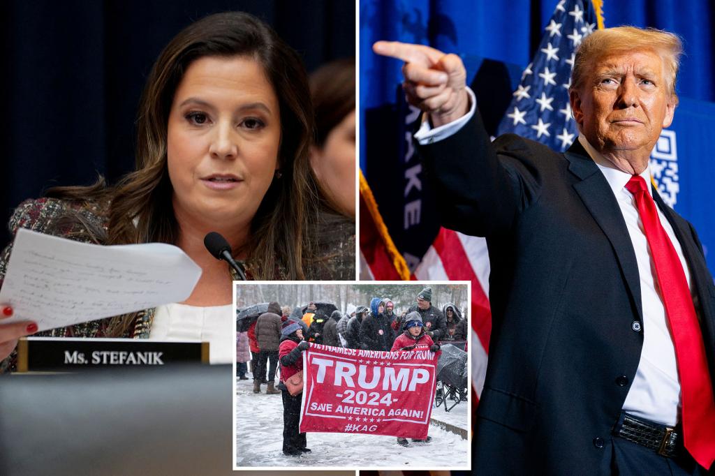 Rep. Elise Stefanik gains ground in Trump running mate race: ‘She’s a killer’