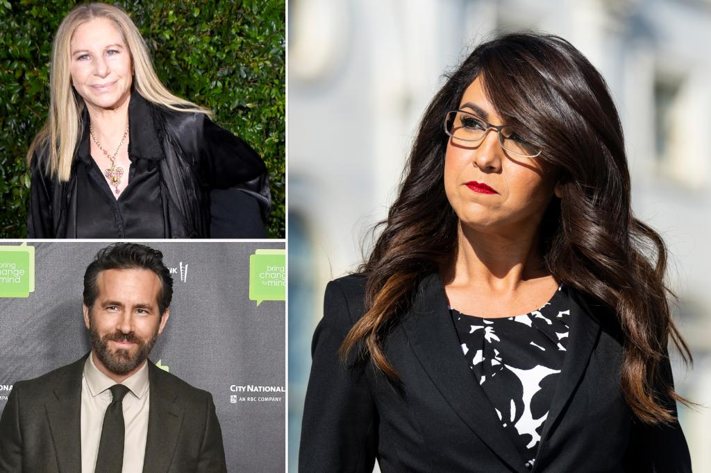 Rep. Lauren Boebert accuses Barbra Streisand, Ryan Reynolds of ‘trying to buy’ her congressional seat