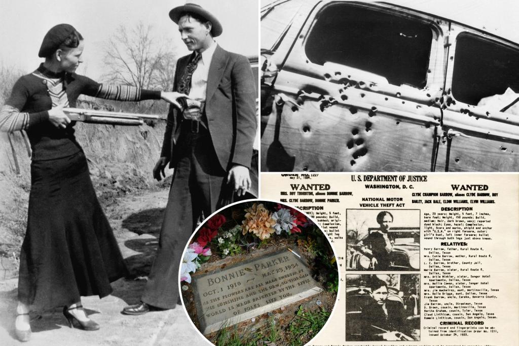 Reunite Bonnie and Clyde! Robbers’ relatives want duo buried together 90 years on