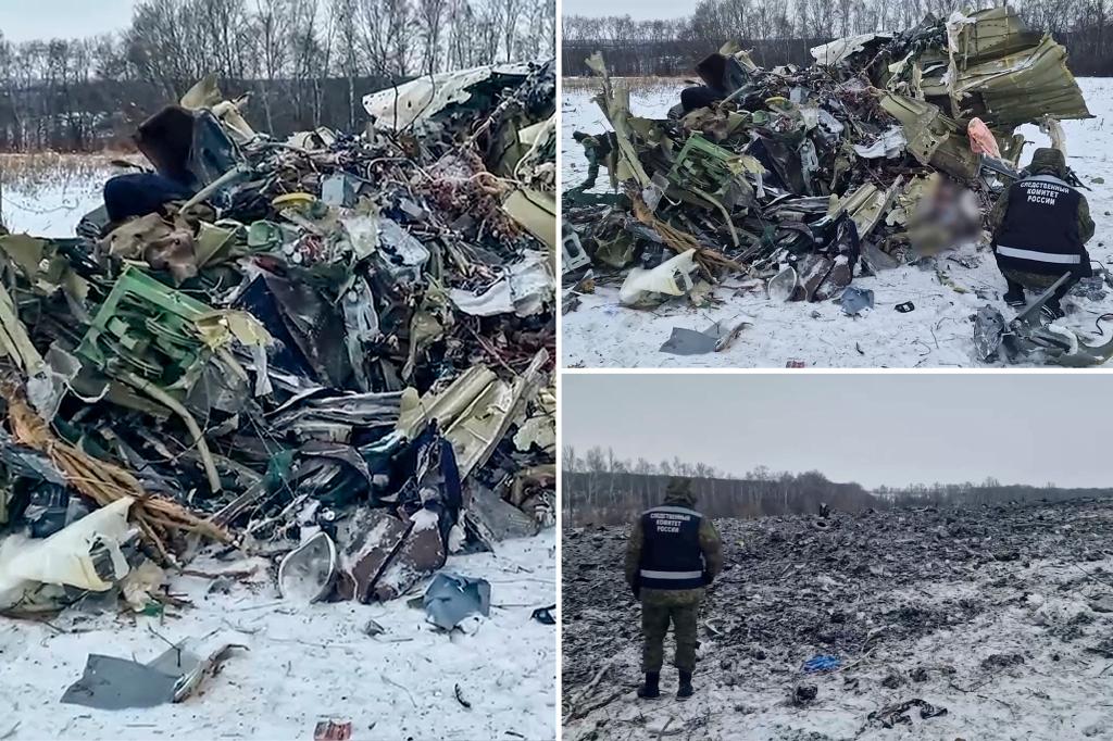 Russian officials stopped last minute from flying on crashed military plane that killed 65 POWs: Ukraine