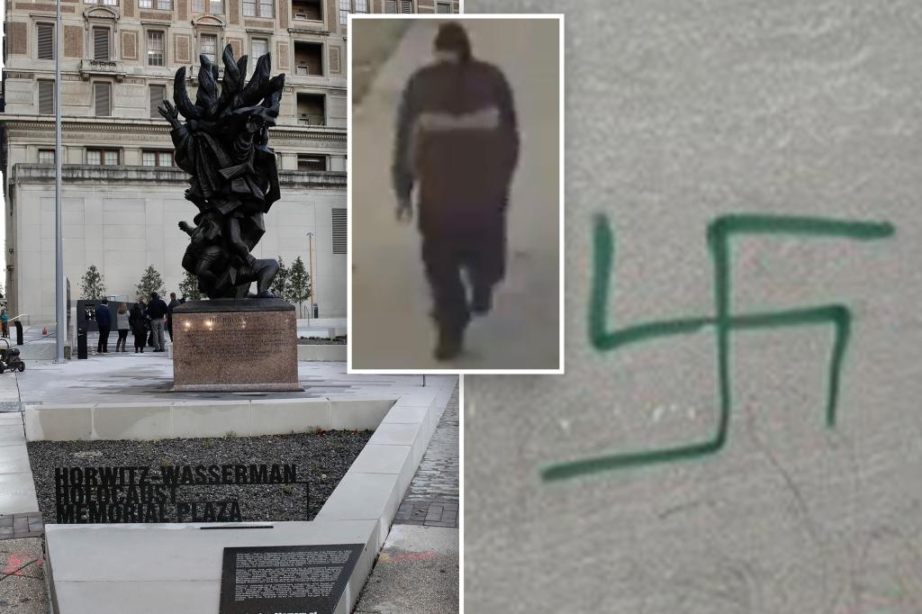 Swastika spray-painted near Holocaust memorial in Philadelphia