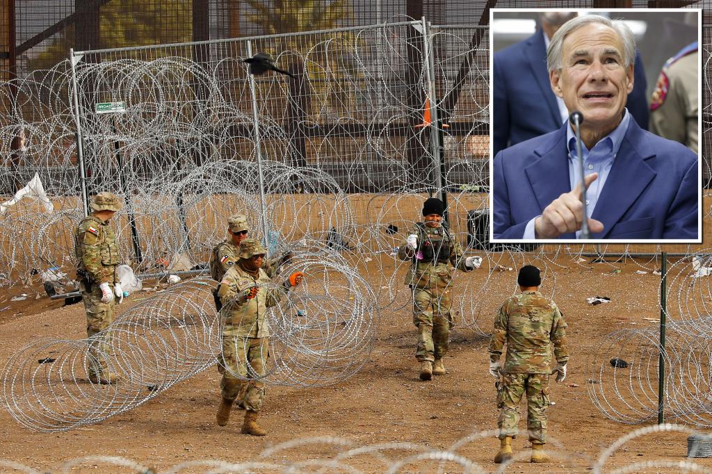 Texas Gov. Abbott continues laying razor wire around migrant-engulfed border city despite recent Supreme Court ruling