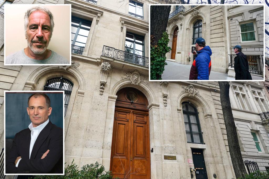 Tourists flock to take selfies at Epstein’s former NYC townhouse as new owners battle feces-smearing vandals