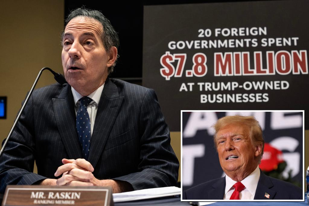 Trump businesses got $7.8M from foreign countries while ex-prez in office, Dems say