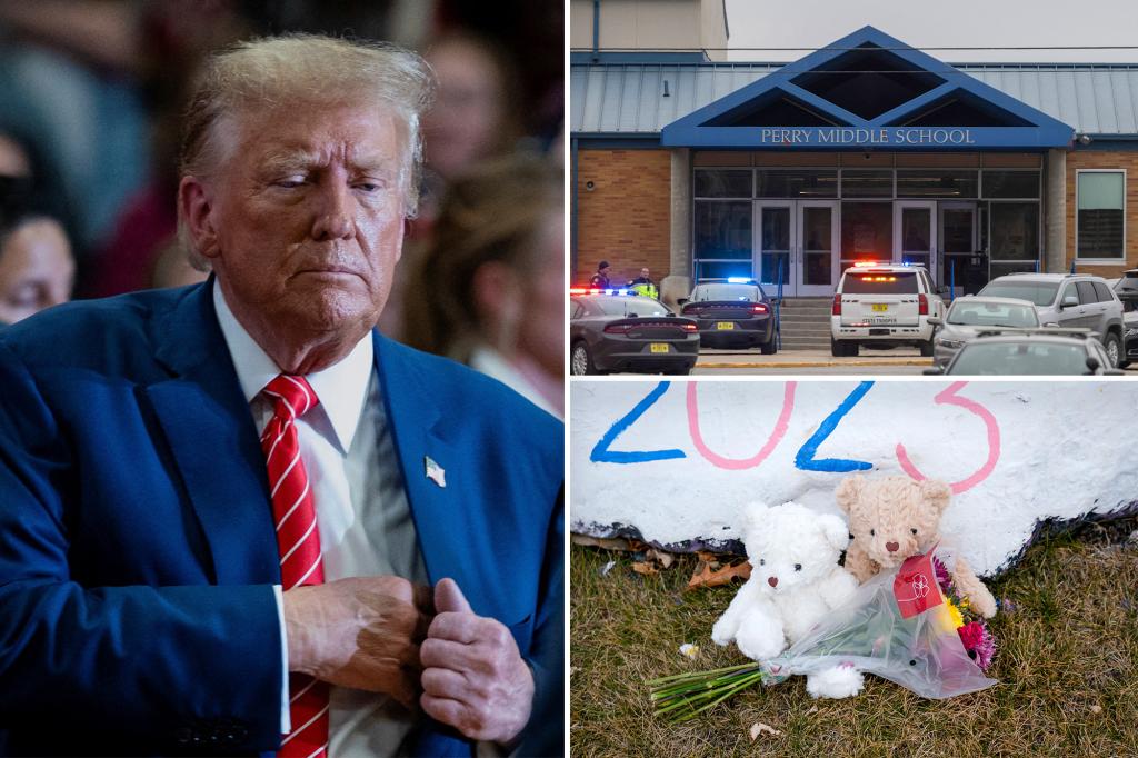 Trump urges Iowans to ‘get over’ deadly high school shooting