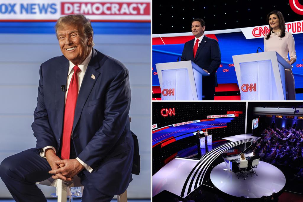 Trump’s Fox News town hall crushes Haley-DeSantis Iowa GOP debate in ratings by whopping 64%