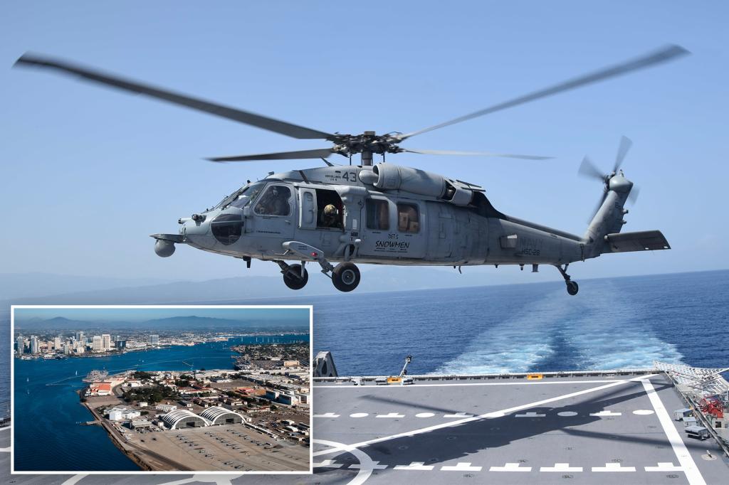 US Navy crew members miraculously survive as helicopter crashes in San Diego Bay