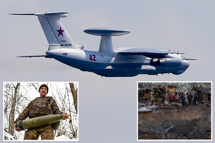 Ukraine says it destroyed $330M Russian spy plane and airborne command post