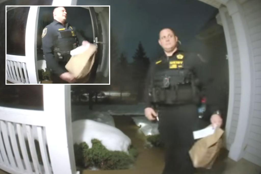 Video shows Illinois deputy deliver DoorDash order after driver gets arrested: ‘No one went hungry’