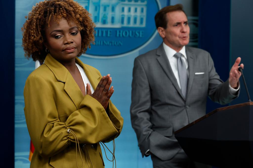White House at odds as feud reportedly erupts between Karine Jean-Pierre and Biden-favorite John Kirby