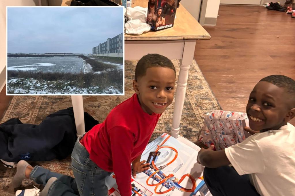 Young brothers die after falling through icy Wisconsin pond after school